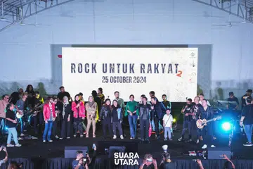 Konsert rok rakyat, Suara Utara Rock Untuk Rakyat 2, anjuran bersama  Pertubuhan Akar Umbi (GRO) Woodlands dan Yayasan Rahmatan Lil Alamin (RLAF) memaparkan semangat perpaduan antara bakat, badan berkepentingan dan masyarakat Singapura dalam membantu masyarakat memerlukan di luar negara. 
