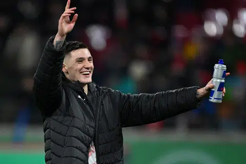benjamin sesko, rb leipzig, manchester united 