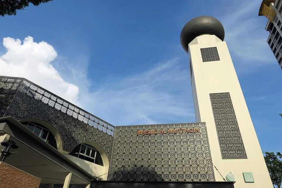 SAMBUNG SEMULA KHIDMAT SOLAT JENAZAH: Masjid Al-Muttaqin di Ang Mo Kio adalah antara 24 masjid yang akan menyambung semula khidmat solat jenazah pada 14 September (Isnin). - Foto FAIL
