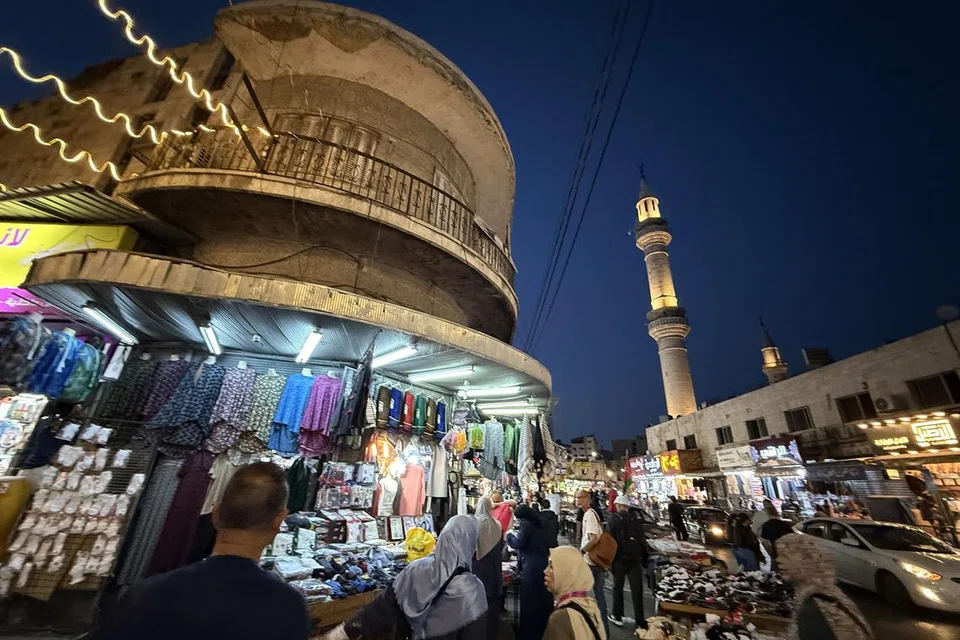 Suasana meriah di Amman, Jordan.
