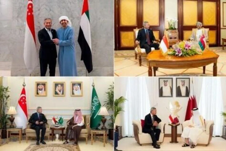vivian balakrishnan, UAE, Oman, Saudi Arabia, Arab Saudi, Qatar, MFA, Selat Hormuz, Straits of Hormuz, middle east, timur tengah