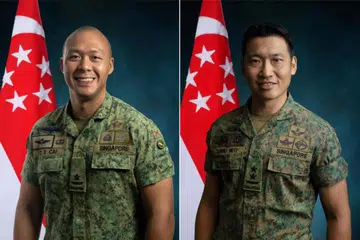 Brigedier-Jeneral Cai Dexian (kiri) akan menggantikan Mejar-Jeneral David Neo, sebagai Panglima Tentera Angkatan Bersenjata Singapura (SAF) mulai 21 Mac.