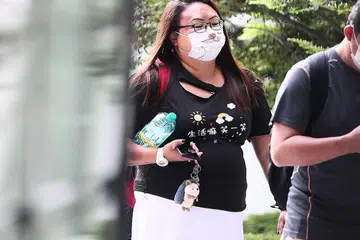 DIPENJARA: Wang Shu dijatuhi hukuman penjara empat minggu kerana mengancam penjawat awam dengan tuduhan palsu mencabul kehormatan. - Foto BH oleh KELVIN CHNG
