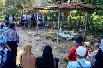 upsi, kemalangan, bas, kubur, nurly sahirah