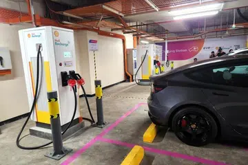 hab pengecasan, Kementerian Pengangkutan, kenderaan elektrik