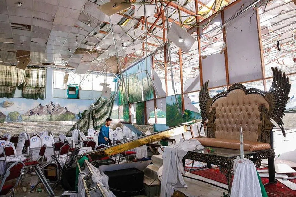 63 maut, 182 cedera dalam letupan semasa majlis perkahwinan di Kabul, Afghanistan. FOTO: EPA-FREE