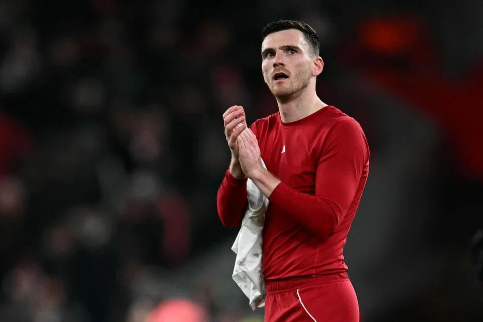 Andrew Robertson, 32 tahun, menyertai Liverpool daripada Hull City pada 2017 dan telah memenangi beberapa piala utama sepanjang tempohnya di Merseyside.