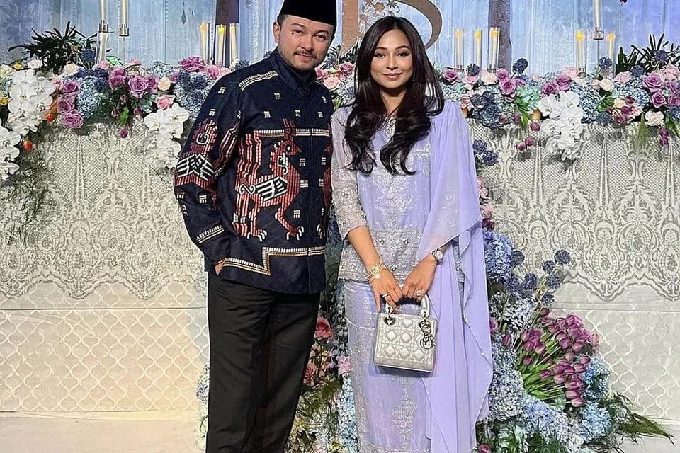 PASANGAN TERKENAL DALAM DUNIA FESYEN: Nina Sabrina, kakak Dafi bersama suaminya, pereka fesyen terkemuka Malaysia, Datuk Jovian Mandagie. - Foto-foto IG NINAISMAILSABRI
