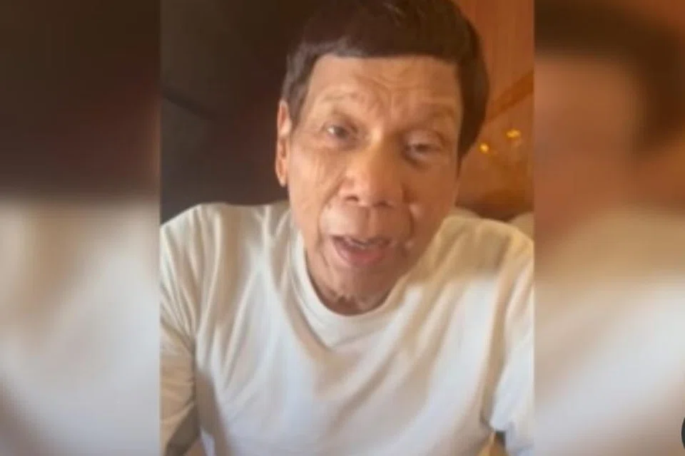 Mantan Presiden Filipina, Encik Rodrigo Duterte, menyampaikan perkongsian kepada rakyat Filipina melalui satu video di akaun media sosial, Facebook.