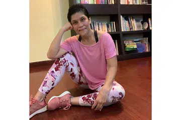 PENUH KEYAKINAN: Cik Siti Zubaidah Md Isa membuat keputusan meneruskan operasi kedua-dua studio kecergasannya. - Foto ihsan SITI ZUBAIDAH MD ISA