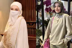 DINGIN KERANA PEMINAT?: Neelofa (kiri) sedia bertemu Fazura (kanan) untuk memperbaiki keadaan yang sudah lama dingin manakala Fazura pula beranggapan jika tidak berkawan tidak semestinya bermusuh.
