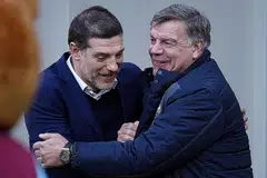 PELANTIKAN BARU: West Brom melantik Sam Allardyce (kanan) sebagai pengurus baru mereka selepas memecat Slaven Bilic (kanan) baru-baru ini. - Foto Reuters