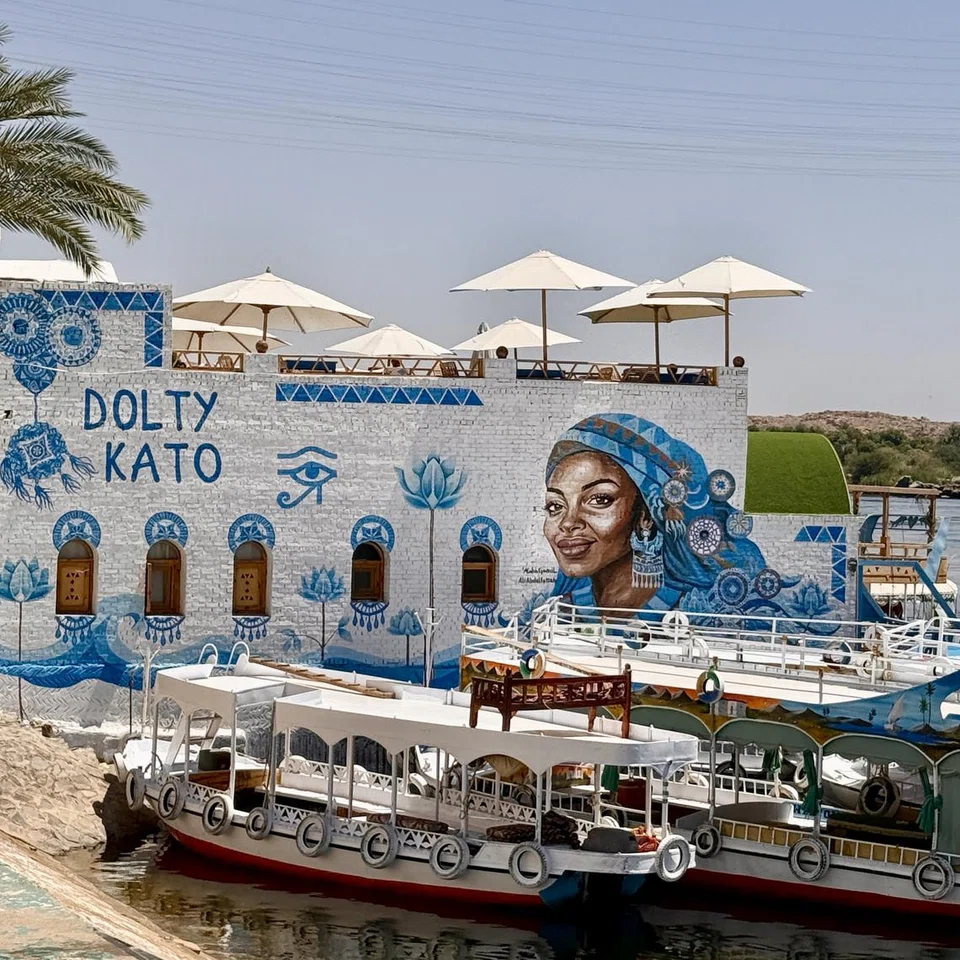Nubian Village di Aswan, bandar meriah di mana pengunjung boleh belajar tentang cara kehidupan suku kaum Nubian.