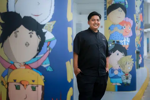 MINAT BIDANG KULINARI: Encik Muhammad Nur Halif Abdullah Sani, bekas pelajar Sekolah Menengah Crest, kini selangkah lebih dekat kepada cita-citanya menjadi ketua cef.