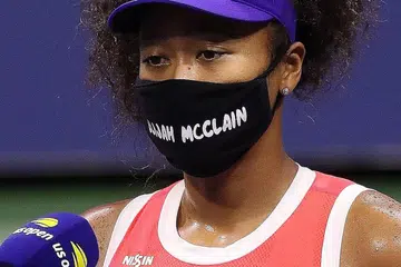 BERPENGARUH: Naomi Osaka (atas), Megan Rapinoe dan Patrick Mahomes telah dinamakan sebagai antara atlit paling berpengaruh. - Foto AFP, REUTERS