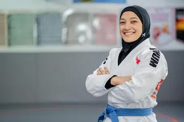 jujitsu, natasha mustafa, sukan sea 2025, penerbit podcast, berita harian 