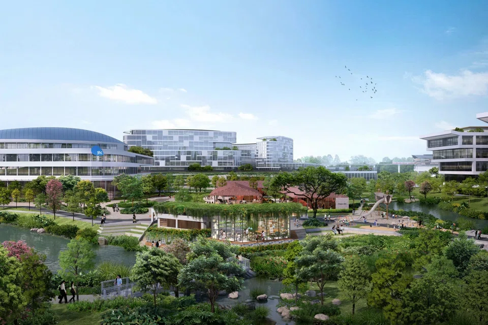 CleanTech Park, forest, streams,  Jurong Innovation District