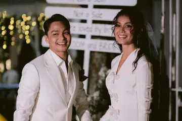 Meski menyambut Ramadan dan Aidilfitri seorang pada 2024, Syafiq Kyle (kiri) kini teruja menyambut bulan puasa dan Hari Raya 2025 di samping isteri tercinta, Mimi Lana (kanan).