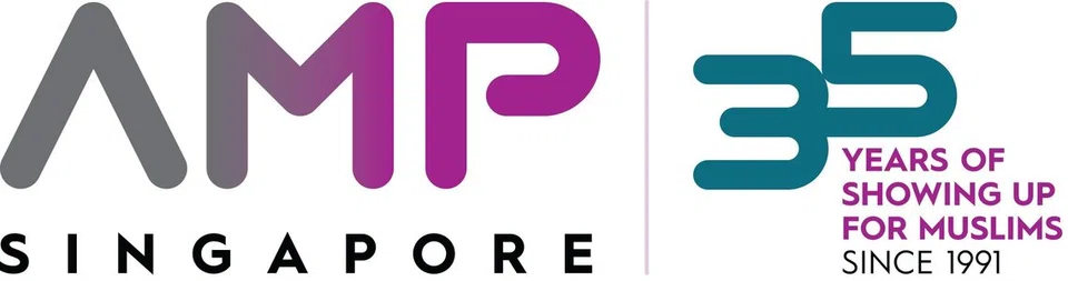 Logo ulang tahun ke-35 AMP Singapura melambangkan komitmen berterusan pertubuhan itu dalam memperkasa masyarakat Melayu/Islam sejak 1991.