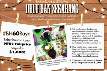 Kongsi gambar dengan BH dan menangi baucar FairPrice