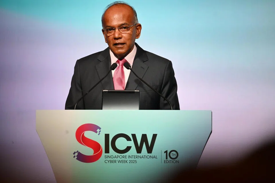 Menteri bagi Keselamatan Negara merangkap Menteri Ehwal Dalam Negeri, Encik K. Shanmugam, berkata Singapura akan terus memperkukuh tata tertib antarabangsa berasaskan undang-undang dalam bidang siber bagi menggalakkan kerjasama global.