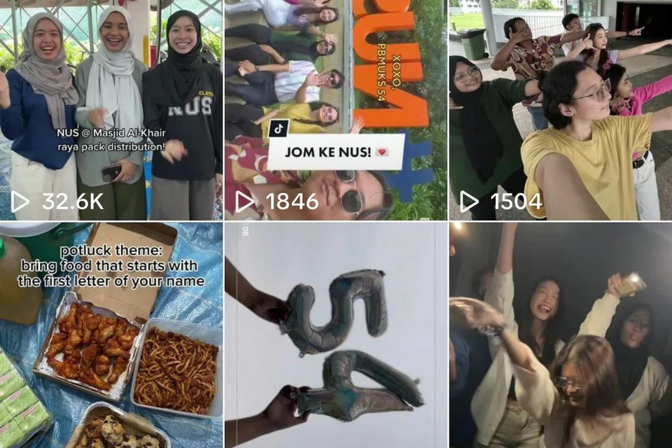 VIDEO TULAR: Video Persatuan Bahasa Melayu Universiti Nasional Singapura yang viral, mengikut trend ‘Bawa Makanan Bermula Dengan Huruf Pertama Nama Anda’ bagi kegiatan ‘bonding’ pada 2022.