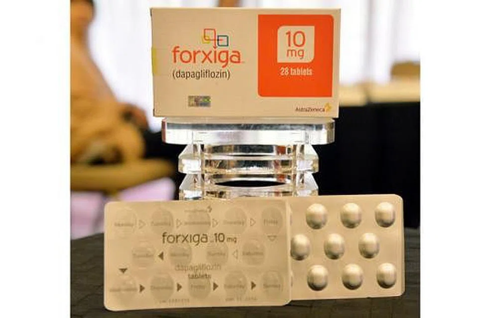 UBAT BARU: Kajian menunjukkan bahawa Forxiga yang mampu membuang lebihan glukos dan kalori dalam kencing juga berupaya mengurangkan berat badan dan tekanan darah tinggi. - Foto KHALID BABA
