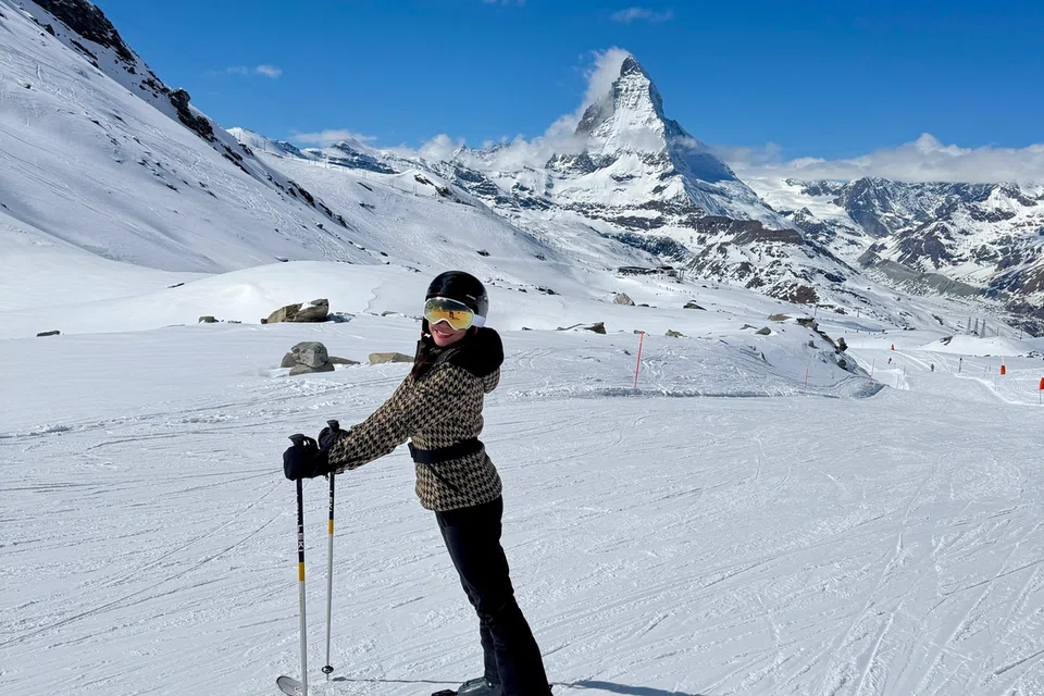 Switzerland, percutian, holiday, ski, Koo Ying Ying