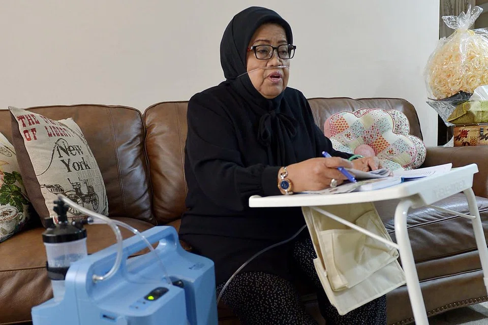 ASMAH LAILI: Menghidap penyakit fibrosis pulmonari iaitu parut atau kerosakan pada peparu yang menyebabkan masalah pernafasan yang serius. - Foto TUKIMAN WARJI
