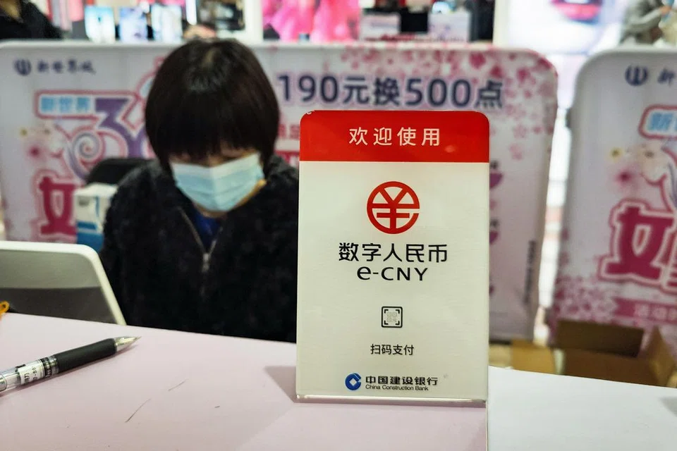 China telah menyaksikan transaksi menggunakan prototaip e-CNYnya meningkat hampir empat kali ganda kepada tujuh trilion yuan (S$1.3 bilion).