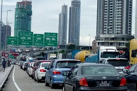 Johor, sesak, Singapura, tahun baru cina 
