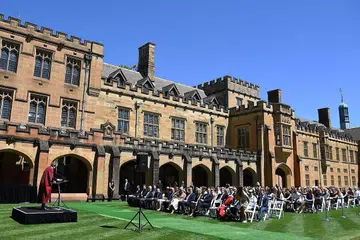 UNIVERSITI LUAR NEGARA: Jumlah mahasiswa Singapura di universiti Australia seperti Universiti Sydney ini, adalah tinggi, dengan bilangannya melebihi 6,300 pada 2015. - Foto AFP