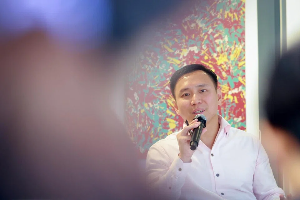 Menteri Negara Kanan (Pembangunan Sosial dan Keluarga) yang juga Pengerusi Pasukan Petugas Jaminan bagi Keluarga dengan Orang Kurang Upaya, Encik Goh Pei Ming, membentangkan saranan pasukan petugas semasa sidang media pada 2 Oktober.