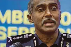 Ketua Polis Johor, Datuk M Kumar.
