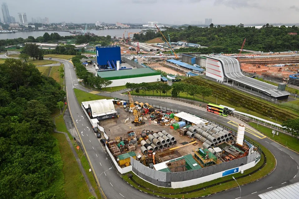PROJEK UNTUK RAKYAT: Gambaran keseluruhan projek Sistem Transit Rapid (RTS) Link Johor Bahru-Singapura pada Mac 2023.