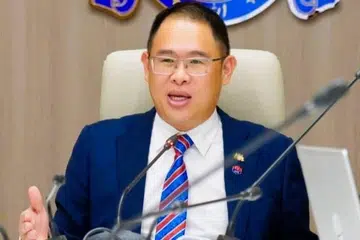 Pengerusi Jawatankuasa Kesihatan dan Alam Sekitar Johor, Encik Ling Tian Soon.