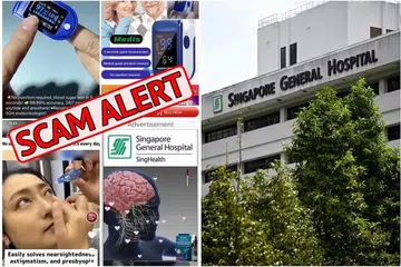 SGH menyatakan ia dimaklumkan mengenai iklan di beberapa wadah media sosial yang menggunakan logonya untuk memasarkan beberapa produk kesihatan.
