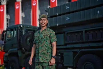 SERTAI NDP SATU PENGHORMATAN: Tahun ini merupakan kali kedua Pegawai Waran Ketiga (3WO) Muhammad Suhairi Suhaimi mengambil bahagian dalam NDP.