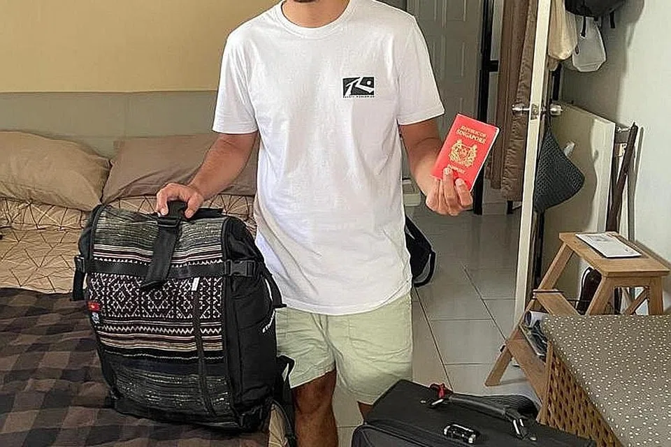 SIAP SEDIA: Bakal pengantin, Encik Muhammad Rasydan Muhammad Razif, harus menjalani kuarantin selama 72 jam setibanya di Australia. - Foto ihsan MUHAMMAD RASYDAN MOHAMAD RAZIFF