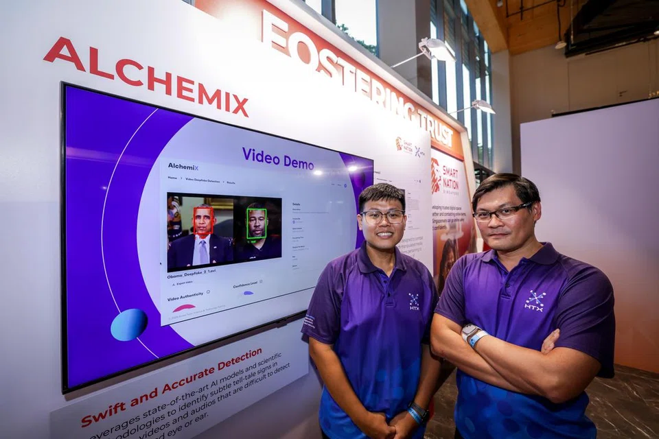 AlchemiX, algoritma yang dijana kecerdasan buatan (AI) generatif, boleh mengenal pasti sama ada rakaman audio atau video adalah palsu atau tulen, sekali gus memudahkan pasukan Home Team menjalankan siasatan.
