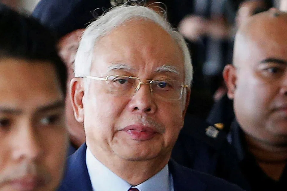 DATUK NAJIB: Menghadapi hukuman penjara hingga 15 tahun dan denda tidak kurang lima kali ganda daripada nilai hasil kegiatan haram, atau RM5 juta ($1.68 juta), bergantung mana lebih tinggi, jika sabit kesalahan. - Foto fail