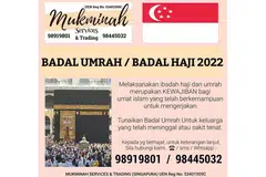 MASIH ADA TAWARAN MURAH: Beberapa syarikat tempatan seperti Mukminah Services Trading masih menawarkan khidmat pengurusan badal haji yang murah untuk tahun ini, meskipun kos pengurusan haji untuk jemaah tempatan Saudi melonjak tinggi. - Foto FACEBOOK/MUKMINAH-SERVICES-TRADING