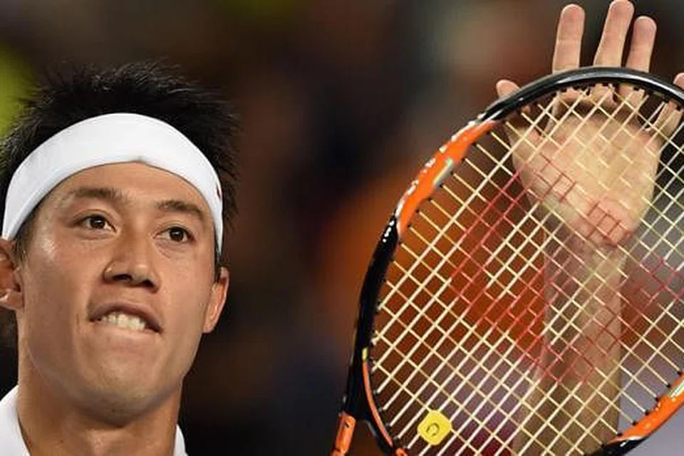 KEI NISHIKORI: Gembira dapat tewaskan bekas finalis Kejohanan Terbuka Australia, Jo-Wilfried Tsonga. - Foto AFP