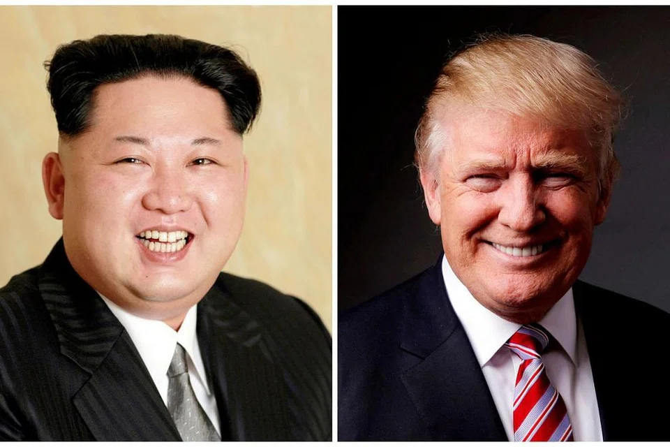 SIDANG PENTING: Encik Kim Jong Un (kiri) dan Encik Donald Trump bakal mengadakan sidang di SIngapura pada 12 Jun ini. - Foto REUTERS