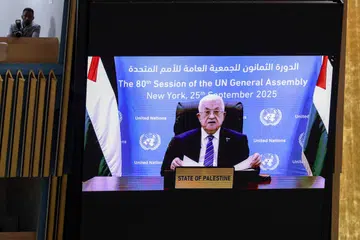 Presiden Negara Palestin, Encik Mahmoud Abbas, PBB