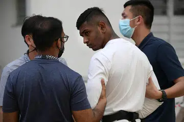 Muhammad Sajid Saleem, 21 tahun dihukum penjara tiga tahun dan disebat enam kali dengan rotan.