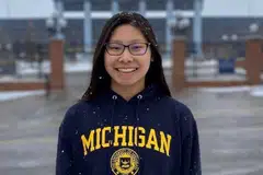 INGIN CIPTA GELOMBANG: Letitia Sim akan membuat penampilan antarabangsa pertamanya untuk Singapura di Sukan SEA di Hanoi bulan depan. - Foto UNIVERSITY OF MICHIGAN LONDON:
