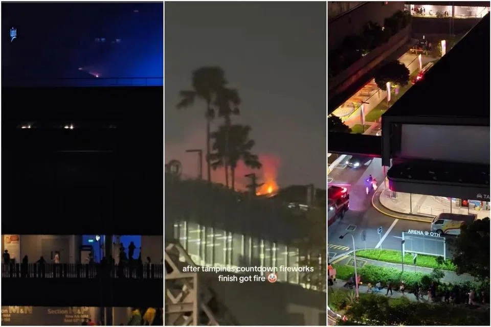 fire, OTH, our tampines Hub