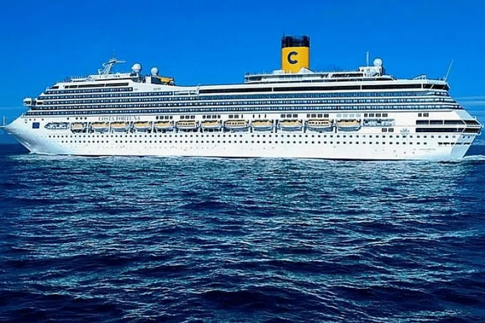 Kapal persiaran Costa Fortuna telah ditolak kemasukan keThailand dan Malaysia disebabkan kebimbangan wabak Covid-19. - Foto COSTA CRUISES