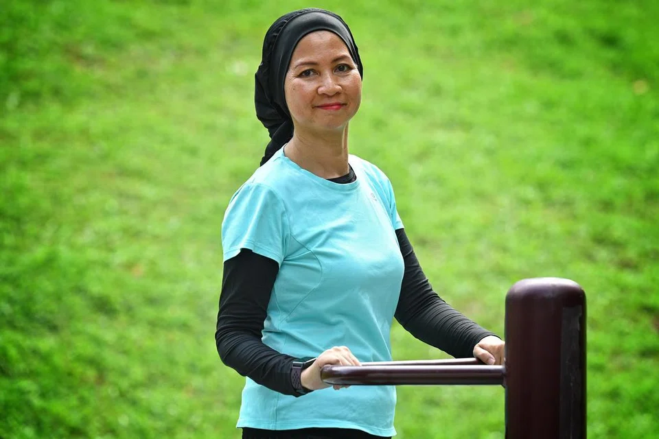 Cik Rozati Rohman, 53 tahun, antara lain menghadiri ceramah kesihatan Sihat Untuk Haji atau ‘Get Fit for Haj’ (GFH) yang mempersiapkan jemaah untuk perjalanan haji. 